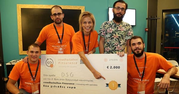DSG Wins the first place at Crowdhackathon Insurance